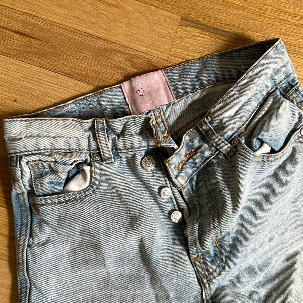 Revice Denim Straight Leg Jeans 25
